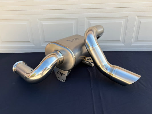Can Am Maverick R DTF Titanium Exhaust