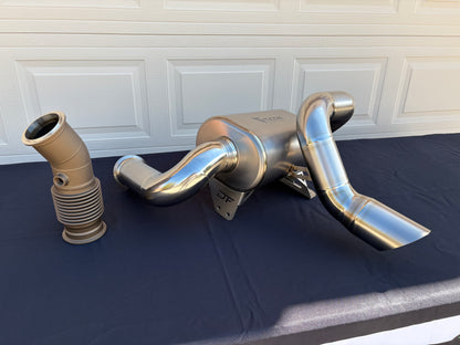 Can Am Maverick R DTF Titanium Exhaust