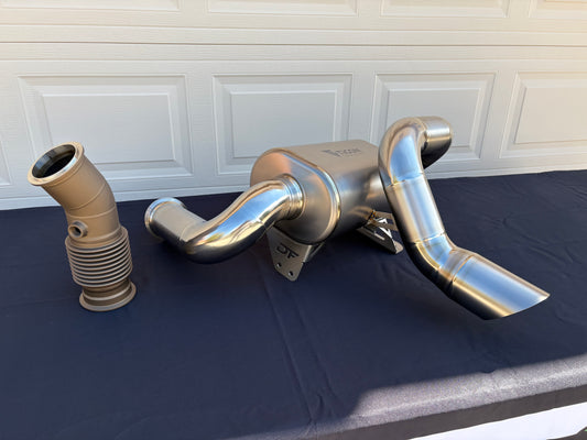 Can Am Maverick R DTF Titanium Exhaust